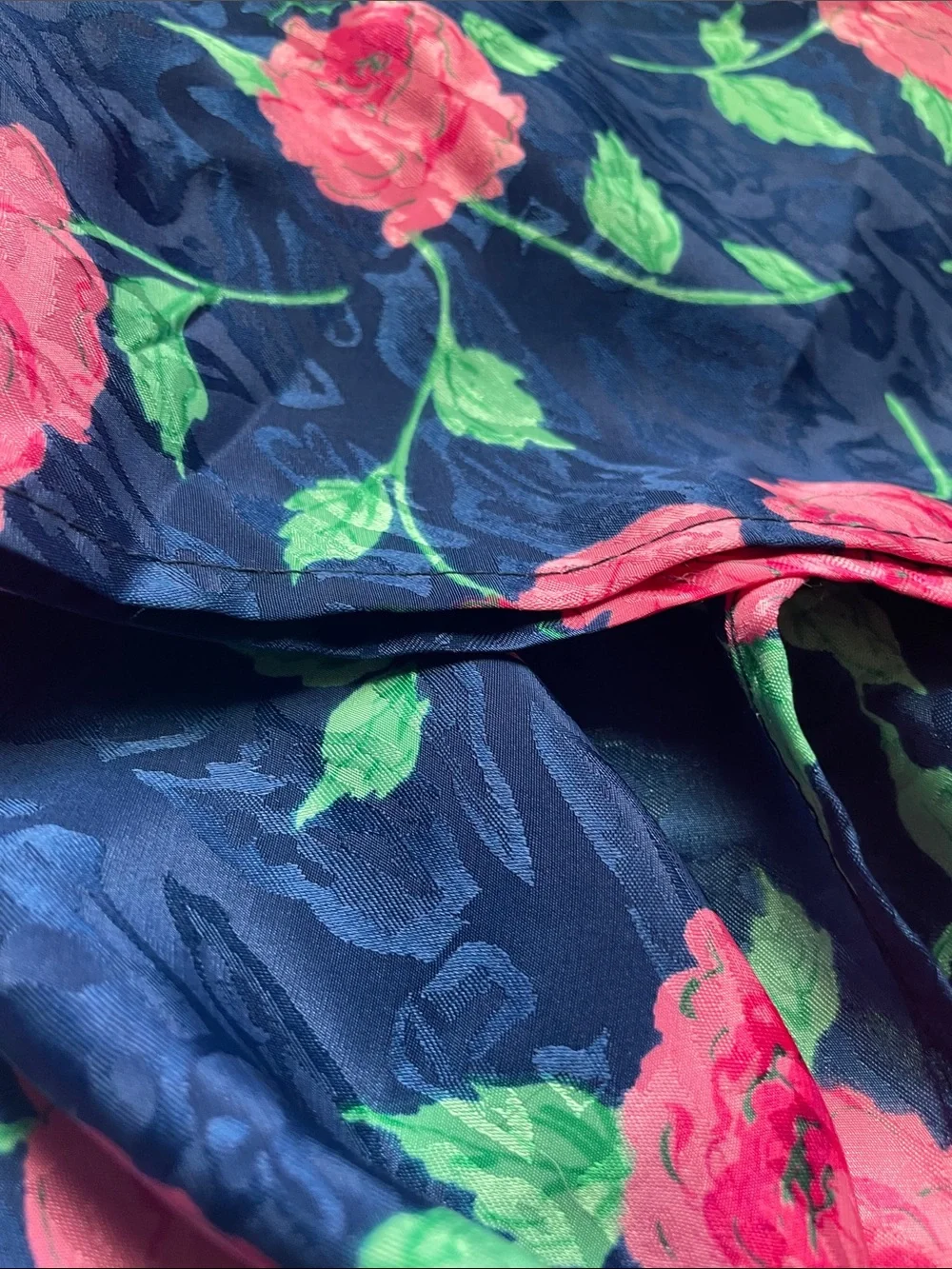 VTG SILK JACQUARD WRAP